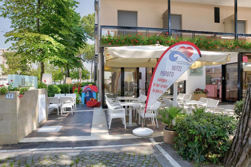 Hotel Morotti Misano Adriatico Esterno foto